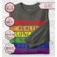 thumbnail image 2 of S4E Men's Pride Flag Life Harmony Spirit Long Sleeve ShirtSmall Charcoal, 2 of 4