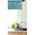 thumbnail image 3 of Ambesonne Guatemalan Window Valance, Colombian Art, 54" X 18", Sea Green Magenta, 3 of 3