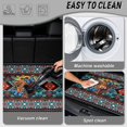 thumbnail image 5 of DISNIMO SUV Trunk Mat for Dogs All Weather Rear Cargo Liner Floor Mat with Non-Slip Backing Scratch-Proof Washable Trunk Protection Cargo Cover for SUV Truck Sedan, Highland Cow Butterfly Aztec Print, 5 of 7