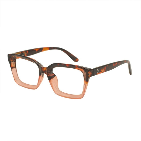 MARE AZZURO Lunettes de Lecture pour Femmes +5.0 Lunettes de Lecture Élégantes Femme 5.00 Force Lecteur avec Charnière à Ressort Lunettes Brunes 500
