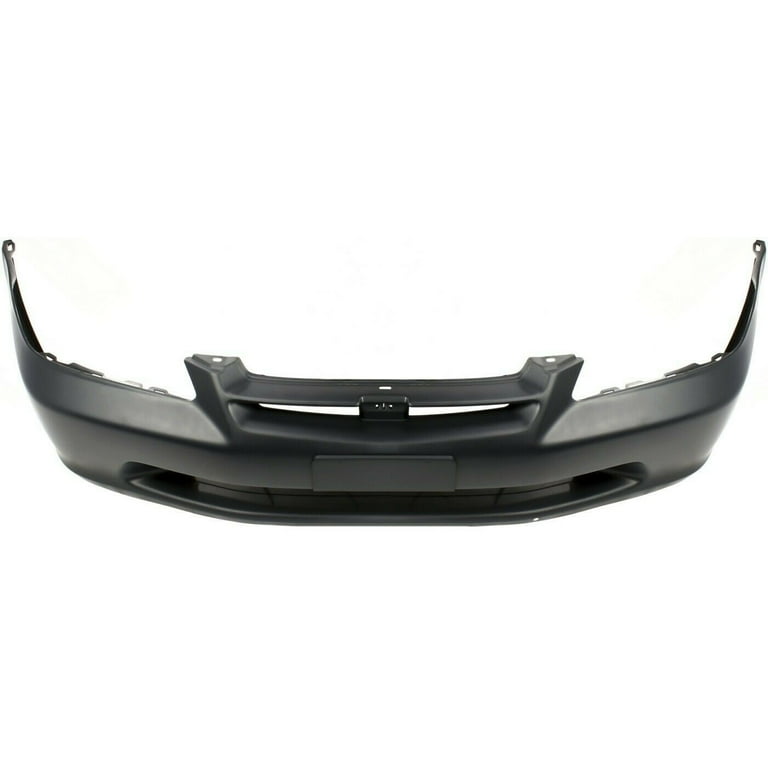 Front Bumper Cover For 1998 2000 Honda Accord Sedan w Fog Lights