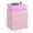 Pink, variant on Afuhokles Nightstand with Charging Station and LED Lights,Night Stand with Sliding Top,Bedside Table with Drawers,Modern End Side Table for Bedroom,Black