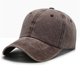 thumbnail image 3 of Gorra de béisbol informal de algodón lavado al agua para mujer: transpirable, correa ajustable, protección solar, para actividades al aire libre en la playa, el parque o de acampada., 3 of 3