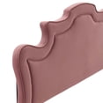thumbnail image 3 of Modway Evangeline Performance Velvet Twin Headboard in Dusty Rose, 3 of 9