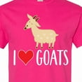 thumbnail image 4 of Inktastic Goat Cute I Love Goats Farm Animal T-Shirt, 4 of 5