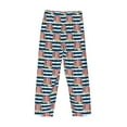 thumbnail image 5 of Xecao Popcorn On Blue Lines Men's Straight Lounge Pajama Pants: The Ultimate in Comfortable Sleepwear, 5 of 9