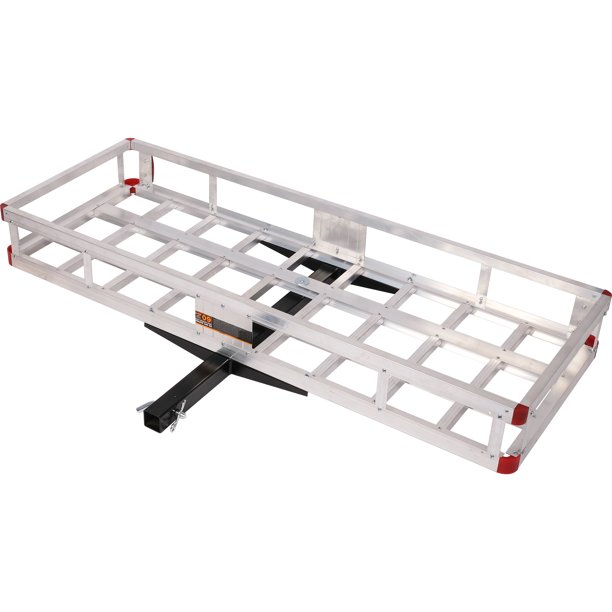 Aluminum Hitch Mounted Cargo Carrier, Car Back Hitch Cargo Carrier