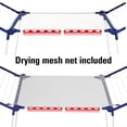 thumbnail image 3 of Leifheit Durable Pegasus 200 Gullwing Metal and Plastic Clothes Drying Racks, White and Blue, 3 of 7