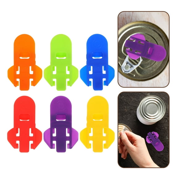 Masteelf 12pcs Manual Opener Soda Beer Can Opener Beverage Can Top Ring Opener Tool Leakproof Soda Can Cover Can Lid Openers For Beer Soda Aluminum Beverage