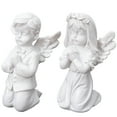 thumbnail image 3 of 2 piezas de adorables adornos de ángel para decoración de cumpleaños, románticos, para bodas, color blanco, 3 of 5