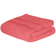 thumbnail image 1 of Toalla Baño Completo colores varios, 150x80cm - 620gr Suave Y Absorbente- Cenefa Bordada - NARANJA CORAL 8, 1 of 6