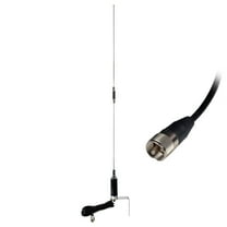 HYS NMO 144mhz/430mhz Dual-Band Pre-Tuned Amateur Trunk Lid Mount Antenna with 13ft RG-58 Cable