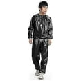 thumbnail image 2 of Unisex Sweat Sauna Suit Lose Weight Slimming Anti Rip Workout Training Clothes, 2 of 3