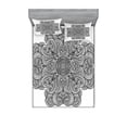 thumbnail image 1 of Ambesonne Black White Fitted Sheet & Pillow Sham Set, Celtic Art, Full, Black White, 1 of 3
