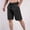 Black, variant on Surfing Men Shorts Casual Summer Bermuda Beach Shorts Men Drawstring Elastic Waist Pockets Loose Solid