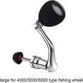 thumbnail image 3 of ZOUSSIQI Reel Replacement Handle, Metal Rocker Arm Grip Spinning Metal Made hex Trunk Spinning Fishing Reel with EVA Premium Metal Comfortable and Anti-Slip CA919-42583, 3 of 4
