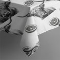 thumbnail image 3 of White Highland Cow Lemon Pattern Rectangle Tablecloth 60"x84",Waterproof Polyester Rectangle Table Cloth, Wipeable Spillproof Polyester Tablecloth for Dining, Camping, Indoor and Outdoor, 3 of 5