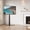 Black, variant on AOKCOS White Swivel Floor TV Stand for up to 65 inch Screens, Height Adjustable Mount