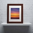 thumbnail image 3 of Trademark Fine Art "Boundary Sunset" Canvas Art by Pierre Leclerc, White Matte/Wood Frame, 3 of 4