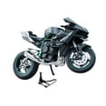 thumbnail image 3 of Modelo de motocicleta a escala 1/10 juguete de motocicleta, colección, adorno de aleación robusto realista con sonido y luz para niños regalos para Gris, 3 of 8