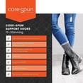 thumbnail image 5 of Core-Spun by Therafirm 15-20mmHg Moderate Support Compression Socks - White, XX-Large Short, 5 of 6
