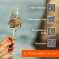 thumbnail image 5 of Stölzle Lausitz Cocoon White Wine Glass (Set of 6) - 16.5 oz Crystal Stemware for Red & White Wines, Dishwasher Safe & Lead-Free Glasses for Home Bar - Elegant Gift-Ready Collection, 5 of 7