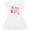 AA-White, variant on Inktastic My Aunt Loves Me Girls Toddler Dress