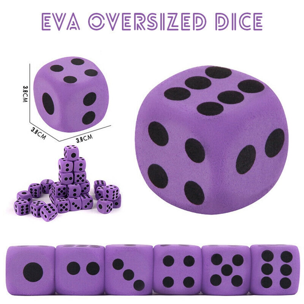 Supplies Foam Dice EVA Purple Specialty Large Party Game Children Kids KJN 