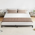 thumbnail image 1 of 6" California King Metal Bed Frame with Under Bed Storage, Heavy Duty Platform Bed with Steel Slats Support, Noise-Free Mattress Foundation, No Box Spring Needed, Easy Assembly, Black, 1 of 6
