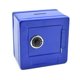 thumbnail image 1 of Alcancía de hierro resistente de gran capacidad con contraseña y botón para ahorrar dinero para niños, color azul, 1 of 12