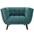thumbnail image 3 of Modway Chaise d'Appoint en Tissu Rembourré en Turquoise, 3 of 4
