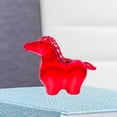 thumbnail image 4 of Estatua de caballo de cristal, escultura animal, regalo de Año Nuevo, obra de arte, figura en miniatura para Rojo, 4 of 7