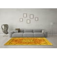thumbnail image 3 of Ahgly Company Indoor Rectangle Persian Yellow Traditional Area Rugs, 7' x 9', 3 of 4