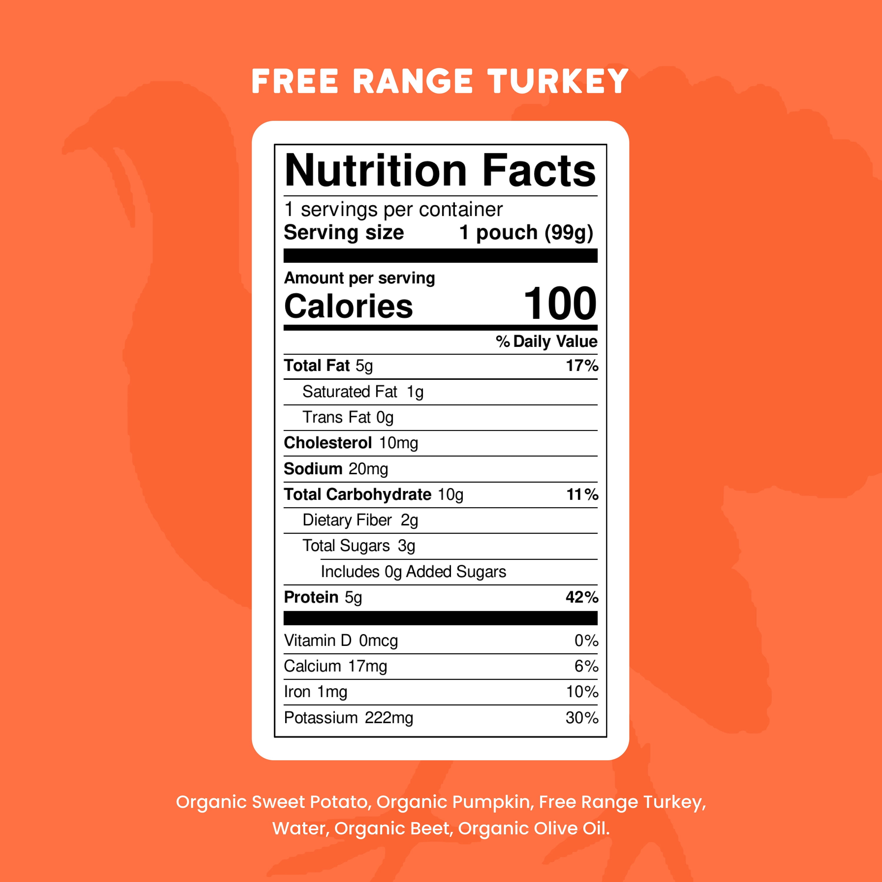 (12 pack) Serenity Kids Free Range Turkey Stage 2 Baby Food Organic Sweet Potato Pumpkin & Beet, 3.5oz Pouch