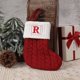 thumbnail image 1 of Initial Alphabet Christmas Stockings 7inch Letter Personalised Xmas Stocking Letter Personalised Xmas Stocking 26 Soft Stockings Decorations For Family Party, 1 of 2