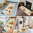 thumbnail image 6 of Western Cowboy Washable Runner Rugs 2'x6', Cowgirl Cactus Animal Leaf Boho Vintage Low Pile Throw Entryway Rug Non-Slip Sturdy Edge Binding Carpet for Indoor Bedside Entrance Bedside, 6 of 9