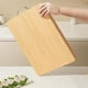 thumbnail image 1 of Tabla de cortar de madera | Tabla de cortar de cocina de doble cara con diseño antideslizante | Tabla rectangular de 32x22x1,8 cm para carne y verduras | Color caqui, 1 of 6