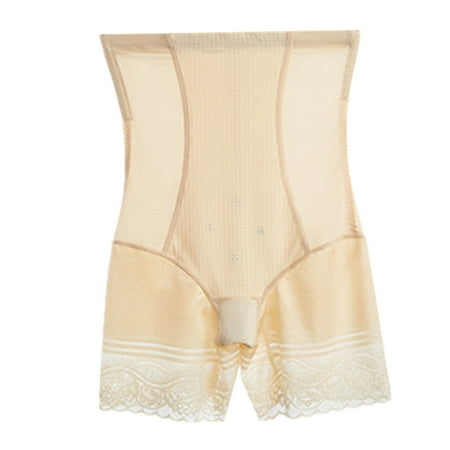 

nsendm High Waist Abdominal Pants Womens Postpartum Body Shaping Pants Belted Thigh Pants Boyfriend Shorts for Women Underwear Underpants Beige 3X-Large