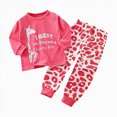 thumbnail image 5 of HFHAPW Toddler Pajamas Boys Girls Baby Pjs Sets Kids Snug fit 2pcs Long-Sleeve Fall Winter Sleepwear, 5 of 6