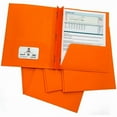 thumbnail image 6 of Sparco, SPR78541, Two-pocket 3-Prong Leatherette Portfolio, 25 / Box, Orange, 6 of 6