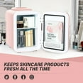 thumbnail image 4 of Mini 4L/6L Portable Compact Refrigerator – Small Insulated Fridge for Bedroom, Dorm, Office | Quiet & Energy-Efficient Mini Fridge for Skincare & Beverages Pink, 4 of 7