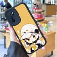 thumbnail image 2 of Destaca y protege tu iPhone con una funda para teléfono plateada mate con estampado de dibujos animados originales, 2 of 4