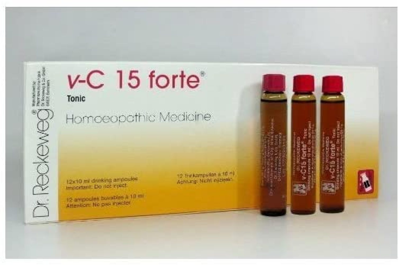 2 x Dr.Reckeweg VC 15 Forte Tonic 12 x 10ml Drinking ampoules