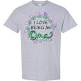 thumbnail image 3 of Inktastic I Love Being an Oma Circle of Hearts T-Shirt, 3 of 5