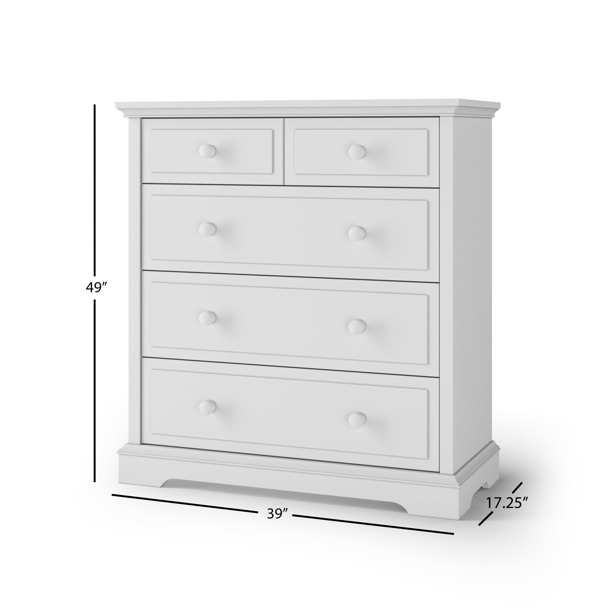 Universal Select 4-Drawer Chest in Matte White by Child Craft