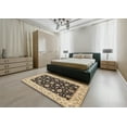 thumbnail image 5 of Ahgly Company Machine Washable Indoor Rectangle Traditional Dark Brown Area Rugs, 8' x 10', 5 of 7