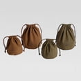 thumbnail image 4 of Bolsas para cubiertos de picnic, bolsa con cordón, bolsa de lona portátil para organizar artículos de uso diario., 4 of 7