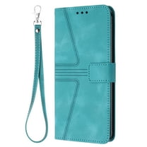 Dteck Flip Wallet Case for Samsung Galaxy A35, PU Leather Magnetic Folio Cover with Card Holder Wrist Strap, Shockproof Kickstand Protective Case for Samsung Galaxy A35 5G,Green
