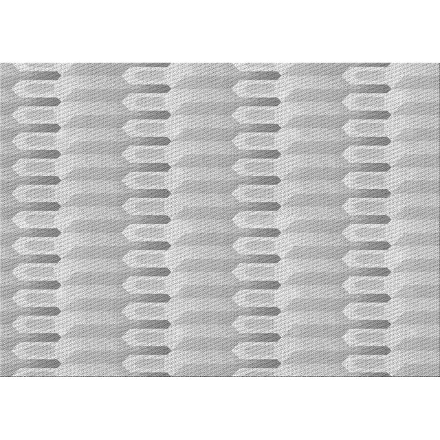 Ahgly Company Machine Washable Indoor Rectangle Transitional Gunmetal Gray Area Rugs, 2' x 5'