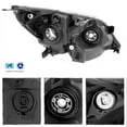 thumbnail image 2 of AKKON - Fits 2008 2009 2010 Honda Odyssey Van Front Black Housing Headlights Headlamps Assemblies Replacement, 2 of 5